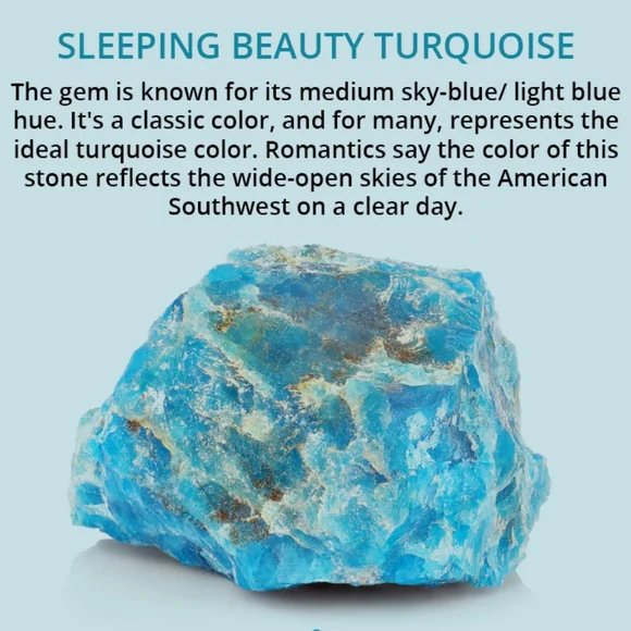 NWT AMERICAN SLEEPING BEAUTY TURQUOISE & NEON APATITE PLATINUM PLATED .925 RING